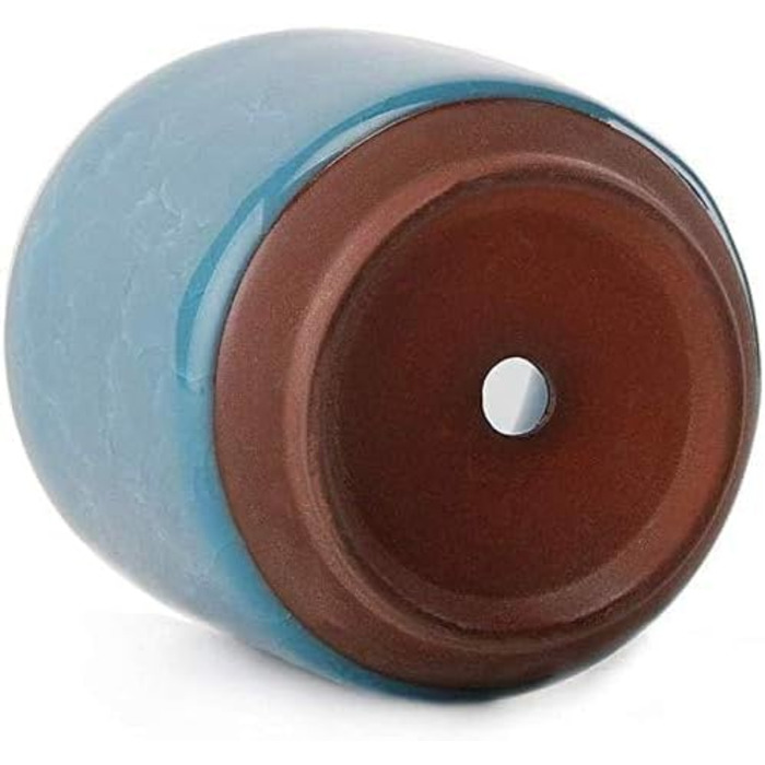 Керамічні горщики для сукулентів Кактус горщики міні квіткові горщики Ice Crack Taller серія 6 кольорів набір з блюдцем, 4U 6,3