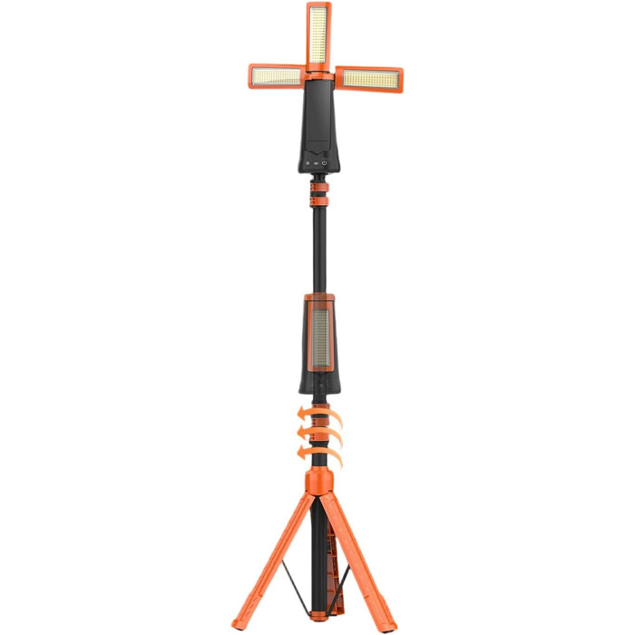 Легкі телескопічні складні ліхтарі з акумулятором 9000 мАг та 25 годинами автономної роботи