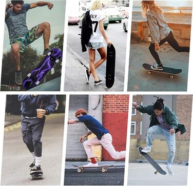 Скейтборд 31" Purple Classic 8-шаровий клен ABEC-11 95A – повний компліт для дівчат, дітей та початківців, фіолетовий