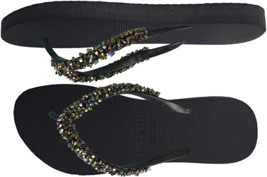 Класичні Aby Жіночі Стрінги Ручна робота 41/42 EU Чорний