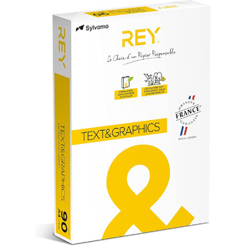 Універсальний папір для тексту та графіки Rey A4, 90 г/м, білий