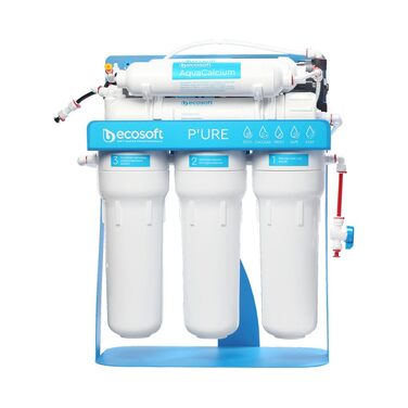 Система зворотного осмосу Pure Aquacalcium, фільтр для води з мінералізацією (додавання кальцію), система фільтрації питної води з підключенням під раковину
