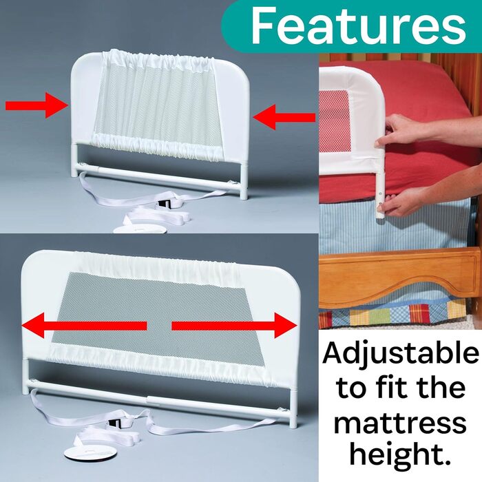 Сітчасте бортико для ліжечка KidCo, білий колір, KidCo