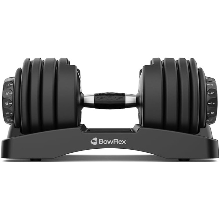 Серія регульованих ваг Bowflex SelectTech Компактна система гантелей та гір заліза 52, 90, 552i, 1090i та 840 для силових тренувань вдома НОВИНКА Одинарна гантель 52 (224 кг)