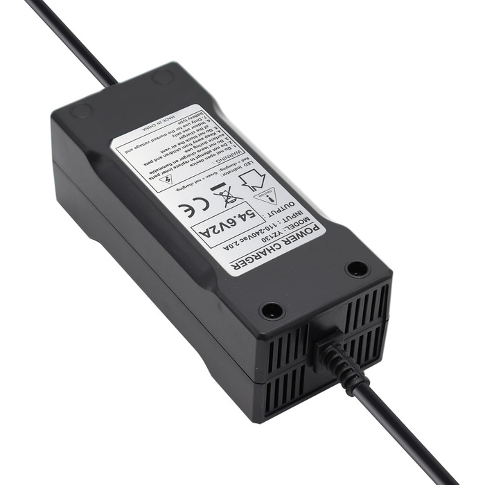 Блок живлення Abakoo 54.6V 2A для літій-іонного акумулятора 48V з роз&39ємом XLRM для електровелосипеда, електричного велосипеда, скейтборда, велосипеда 13S