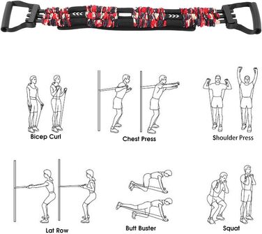Еспандер для грудей, гриф для віджимань, жим від грудей, тренажер для м&39язів грудей, фітнес-обладнання (1)