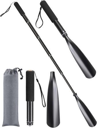 Довгий ріжок для взуття Mishell, телескопічний 41 97 см, висувний ріжок для взуття, довгий пластиковий ріжок для взуття з металево