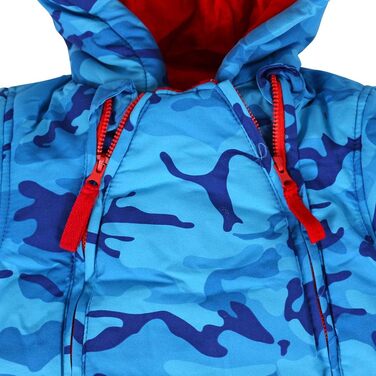 Дитячий зимовий комбінезон з капюшоном, зимовий костюм з рукавичками та пінетками, комплект теплого одягу для дівчаток та хлопчиків, 9-12 місяців () A