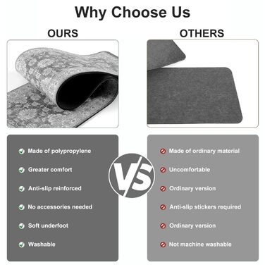 Сходинки OJIA для дерев&39яних сходів, нековзні, 76,2 x 20,3 см, що миються, нековзні, гумова основа, для використання всередині та зовні приміщень, 4 шт., сірі 4 шт. сірі 4