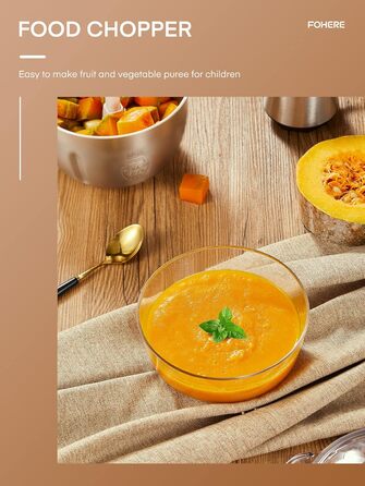 Подрібнювач кухонний електричний, 350 Вт, з 2-ма швидкостями, чашею з нержавіючої сталі об'ємом 2,5 л, 4 ножами з нержавіючої стал