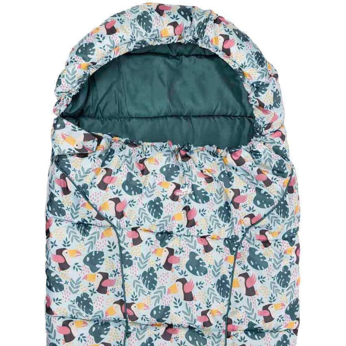 Спальні мішки Trespass Bunka, принт тропічних птахів, один розмір