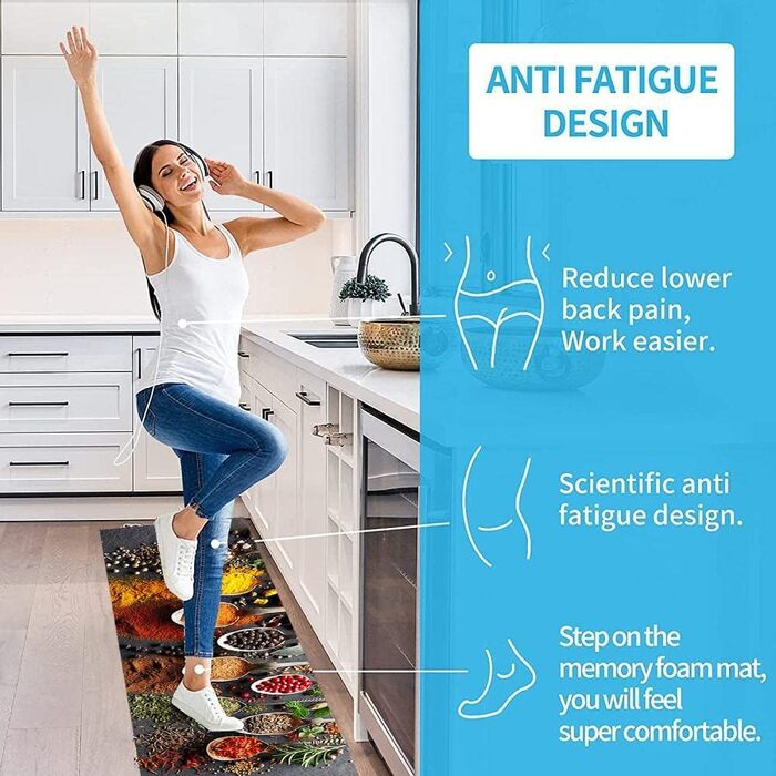 Протиковзкий килимок KINGGOO з діатомової землі для кухні, швидковисихаючий та абсорбуючий, миється, протиковзкий килим для зони кухонної раковини 60x180 см, діатомова земля