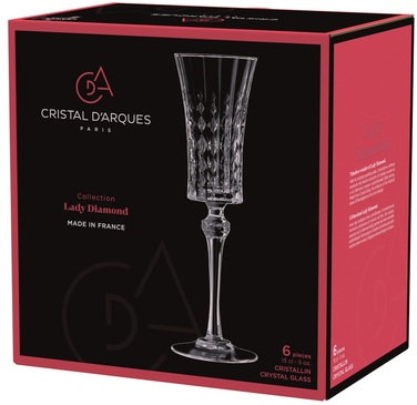 Набір келихів Cristal d'Arques Paris Lady Diamond, 6х150 мл (6672175)