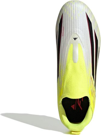 Футбольні бутси adidas Unisex Kids F50 League Laceless FG/MG, дитячі, 38 EU Team, Solar Yellow 2 Core Black, Lucid Red