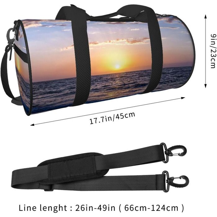 Спортивна сумка, дорожня сумка, пляжна сумка, з принтом, сумка на нічліг, чорна, універсальний розмір, сумка для подорожей