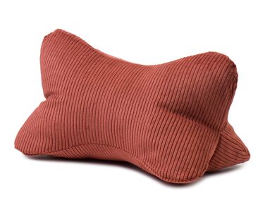 Подушка для читання Capri, подушка для шиї з тонкого вельвету, подушка для читання та відпочинку на шию та спину, 40 x 25 см - Кориця 40 x 25 см Кориця