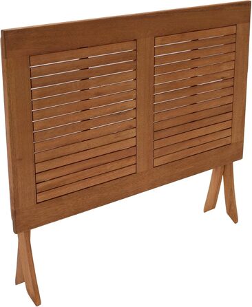 Садовий стіл DEGAMO Складаний стіл Bonita 70x120 см, евкаліптова деревина коричневого кольору, оброблена олією, сертифікований FSC, складаний, для вулиці