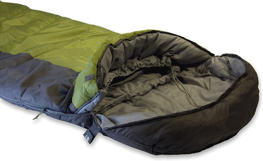 Спальний мішок High Peak TR 300/0°C Dark Grey/Green Left (23019)