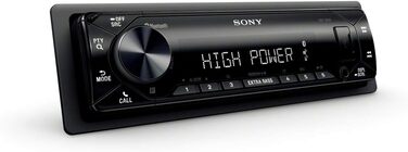 Автомагнітола Sony DSX-GS80 4 шт. 100 Вт Подвійний гучний зв'язок Bluetooth Вирівнювання часу 35 000 кольорів