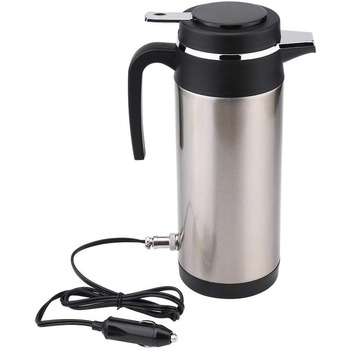 Автомобільний чайник, автомобільний чайник з нержавіючої сталі для вантажівок 1200 мл чашка швидкого закипання для води чай кава (