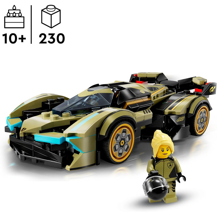Конструктор LEGO Speed Champions Lamborghini Lambo V12 Vision GT, 230 деталей