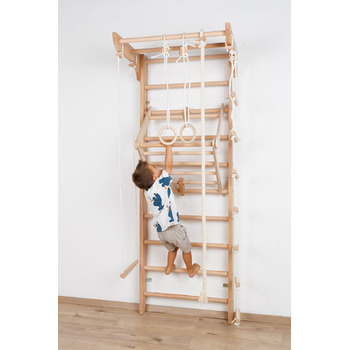 Дерев&39яна скелелазка Крита стінка для скелелазіння для дітей - стінка з 4 сходинками по 220 сходинок та гімнастична стінка для дитячих кімнат, стінка для скелелазіння, дерев&39яна вежа для скелелазіння