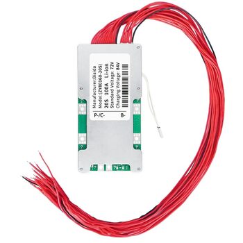 Захисна плата BMS 20S 72V 100A для літієвої батареї з балансувальним виводом та NTC, загальним підключенням, десятьма функціями захисту, системою керування літій-іонним акумулятором, Li-Ion BMS