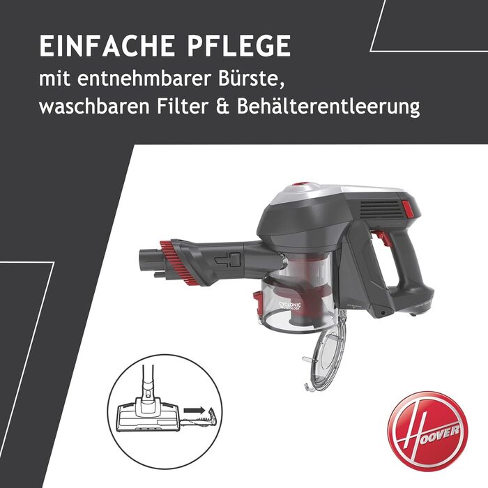 Акумуляторний пилосос для прибирання шерсті домашніх тварин H-FREE 100 PETS без мішка насадка для домашніх тварин I Час роботи до