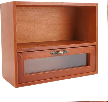 Коробки для зберігання Qcwwy, органайзер, прозора шухляда, полиця для дисплея, шафа для зберігання ювелірних виробів, косметики, офісного приладдя, кухні, вітальні, спальні, вінтажного стилю