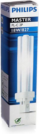Енергозберігаюча лампа 150 мм, 10 шт., Philips MASTER PL-C 18W/840 G24d-2 2PIN (2-pin) Cold White 4000K