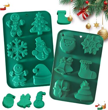 Силіконова форма з 2 елементів для випічки різдвяних тістечок Mein HERZ