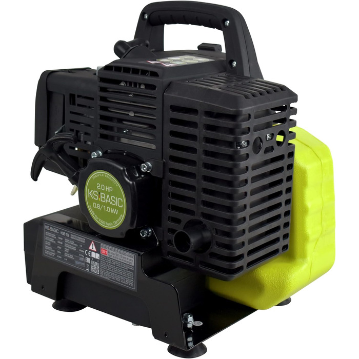 Інверторний генератор KSB 10i, генератор потужністю 1000 Вт, електронне перетворення електричної енергії, аварійний генератор живлення для чутливих електроприладів, двигун Euro 5, розетка Schuko 230 В, клас захисту IP23M, Blue 10i