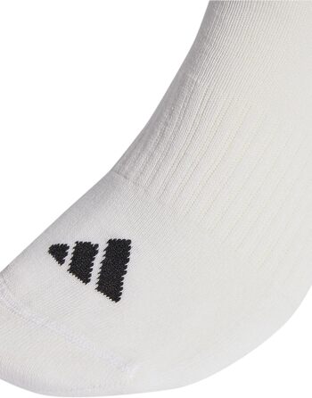 Шкарпетки Adidas Unisex 3 Stripes Essentials Cushioned Crew, 6 пар, 40-42 білі/чорні/чорні