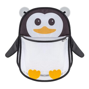 Мережа для іграшок Reer MyHappyPingu, гігієнічне зберігання для іграшок у ванні, полиця для ванни