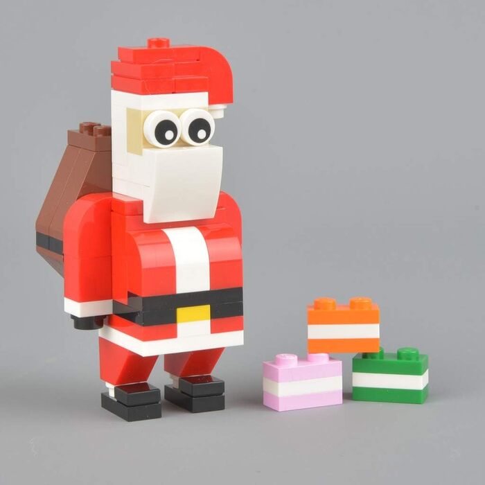 Конструктор LEGO Creator - Jolly Santa 30478, 74 деталі, фігурка Санти