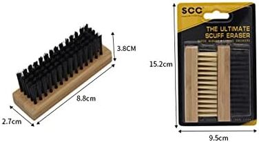 Щітка для взуття 2 шт. и Щітка для взуття Портативна щітка для чищення взуття Дерев'яна пластикова шовкова щітка для взуття для дорослих Аксесуари для взуття для взуття Щітка для взуття Кінський волос Набір щіток для взуття