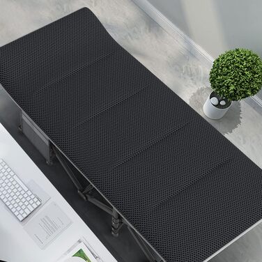 Розкладне кемпінгове ліжко, розкладне гостьове ліжко до 200 кг, міцне, портативне, шезлонг у формі сумки для подорожей, зручне