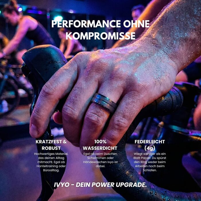 Преміальне кільце для здоров&39я та фітнес-трекер без підписки Цілодобове вимірювання сну, частоти серцевих скорочень, ВСР, стресу та SpO2 Надлегке (4 г), водонепроникне за стандартом IP68 та 7 днів роботи від батареї, сріблястий колір 67