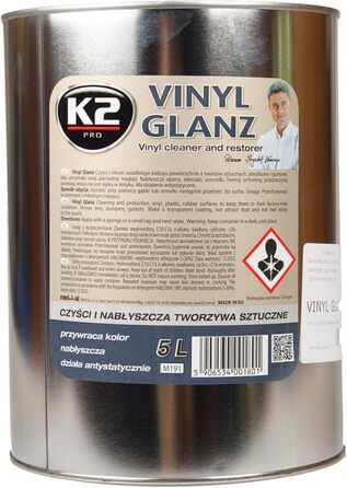 Догляд за шинами Пластиковий догляд Cleaner Protector, 2 Vinyl Gloss 5L Rubber Care