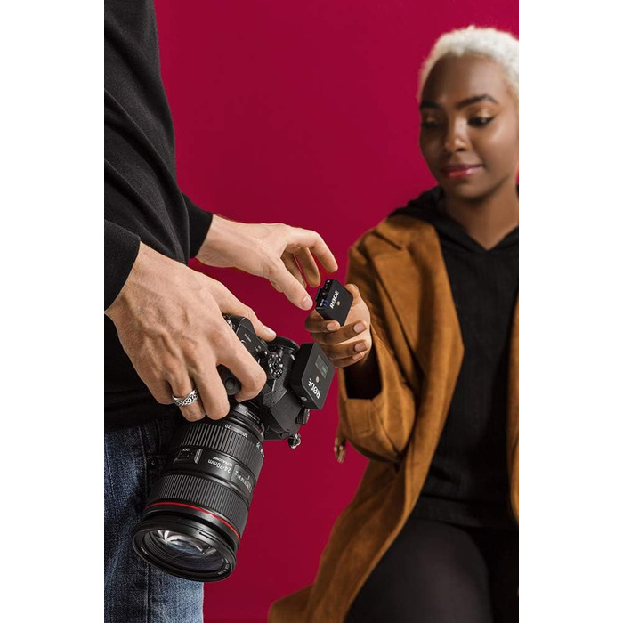 �DE Wireless GO Ультракомпактна бездротова мікрофонна система з інтегрованим мікрофоном (чорний) Чорний одинарний передавач Wirele