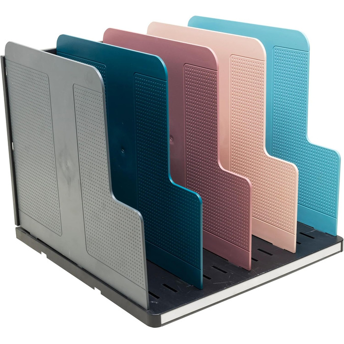 Артикул 390606D Вертикальна папка-картотека Modulotop з 5 роздільниками у скандинавському стилі для сортування пошти або документів формату A4 Розміри Глибина 30 x Ширина 28,8 x Висота 25,5 см різноманітні