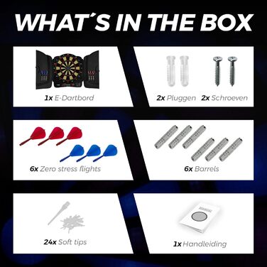 Електронна класична м&39яка мішень для дартсу, мішень для дартсу з 6 м&39якими дротиками, 32 гри, 590 варіацій, для дітей та дорослих