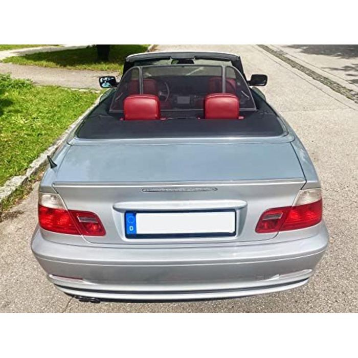 Задня спойлерна кромка, задня губа, спойлер підходить для BMW E46 Limo Coupe Convertible, виготовлений з 1998 по 2007 рік, гнучкий, легкий, його можна мити, багато доступних кольорів (незабарвлений), 77777700