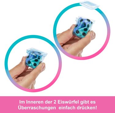 Лялька та аксесуари серії Barbie Pop Reveal Bubble Tea, лялька-модель із запашного зеленого чаю з домашнім улюбленцем, 8 сюрпризів