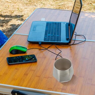 Титанова чашка для пиття з подвійними стінками, 240 мл, ізольована чашка для кемпінгу, пікніків, легка, стійка до іржі чашка для кави на свіжому повітрі з матовим покриттям та нековзною основою