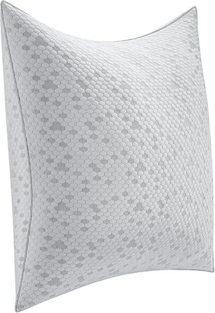 Подушка, подушка для голови 80x80 см, подушка для шиї з піни з ефектом пам&39яті, регульована висота за допомогою блискавки, антибактеріальна подушка з піни з ефектом пам&39яті 3200 г, гіпоалергенна, зручна, м&39яка та дихаюча подушка 80x80 см