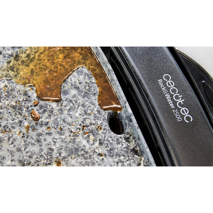 Електрична сковорода Rock&Water 2000.Кам'яне облицювання RockStone, регульований термостат, можна мити в посудомийній машині, 40 x 20 (2150 Вт, сірий і чорний) Rock and Water Сірий і чорний