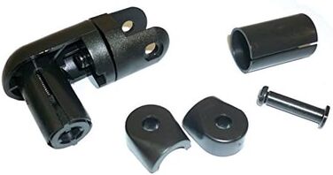 Велосипедне дзеркало ZEFAL Cyclop для керма - Дзеркало заднього виду на кермо для міських велосипедів - Велосипедне дзеркало ліве або праве, складне, неламане, поворотне, реверсивне, чорне (упаковка з 2 шт.) Чорний один розмір (упаковка з 2 шт.)