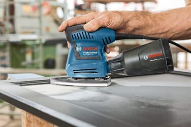 Професійна ексцентрикова шліфувальна машина Bosch GSS 160-1 A Multi (потужність 180 Вт, діаметр окружності 1,6 мм, L-BOXX)