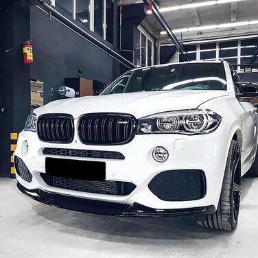 Кромка бампера переднього спойлера ONURTH, сумісна з BMW X5 F15 2014-2018 M Sport MP, нижній розгалужувач обважування, аксесуари для зовнішньої обробки, глянцевий чорний